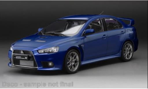 Mitsubishi Lancer 1/18 Sun Star Evolution X metallise blau 1:18 diecast model cars