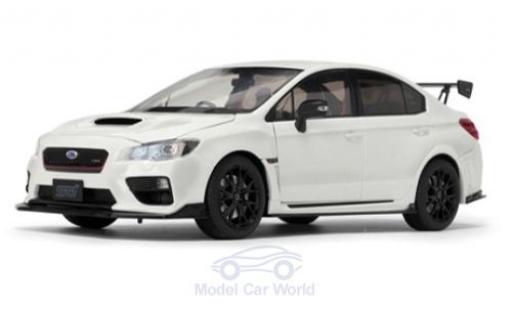 Diecast model cars Subaru WRX STI 1/18 Sun Star STI (S207) metallic white 2015 NBR Challenge Package Subaru WRX STI 1/18 Sun Star STI (S207) metallic white 2015 NBR Challenge Package diecast model cars