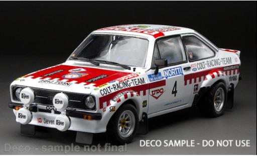 Diecast model cars Ford Escort 1/18 Sun Star Mk II RS 1800 No.4 Rallye WM 1000 Lakes Rallye 1975 Ford Escort 1/18 Sun Star Mk II RS 1800 No.4 Rallye WM 1000 Lakes Rallye 1975 diecast model cars