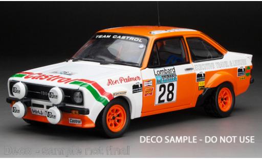 Diecast model cars Ford Escort 1/18 Sun Star Mk II RS 1800 RHD No.28 Rallye WM RAC Rallye 1978 Ford Escort 1/18 Sun Star Mk II RS 1800 RHD No.28 Rallye WM RAC Rallye 1978 diecast model cars