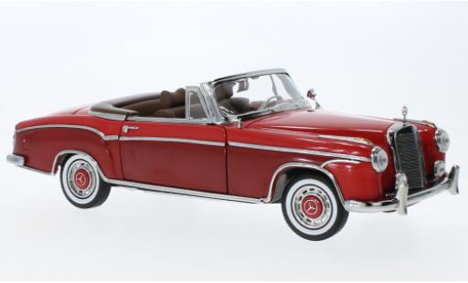 Diecast model cars Mercedes 220 1/18 Sun Star SE cabriolet (W128) red/red foncé 1960 Mercedes 220 1/18 Sun Star SE cabriolet (W128) red/red foncé 1960 diecast model cars