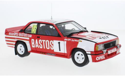 Diecast model cars Opel Ascona 1/18 Sun Star B 400 No.1 Bastos Rally Team Bastos Circuit - Ardennes 1983 Opel Ascona 1/18 Sun Star B 400 No.1 Bastos Rally Team Bastos Circuit - Ardennes 1983 diecast model cars