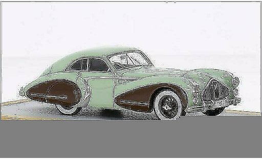 Talbot Lago Saoutchik 1/43 Chromes T26 Coupe Grand Sport green/brown RHD 1948 diecast model cars