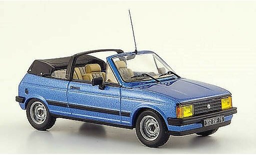 Talbot Samba Cabrio 1/43 IXO Convertible blue 1983 diecast model cars