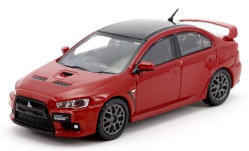 Diecast model cars Mitsubishi Lancer 1/64 Tarmac Works Evo X Final Edition metallic red/black RHD Mitsubishi Lancer 1/64 Tarmac Works Evo X Final Edition metallic red/black RHD diecast model cars