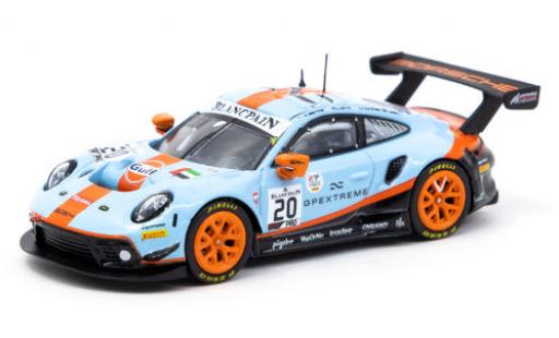 Porsche 992 GT3 R 1/64 Tarmac Works 911 (997) GT3 R No.20 Gulf 24h Spa 2019 R.Lietz/M.Christensen/K.Estre diecast model cars