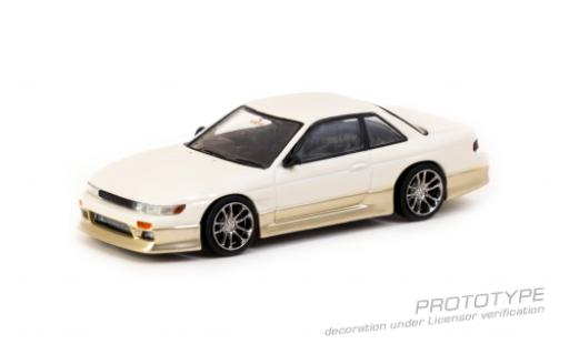 Diecast model cars Nissan Silvia 1/64 Tarmac Works (S13) Vertex white/doré Nissan Silvia 1/64 Tarmac Works (S13) Vertex white/doré diecast model cars