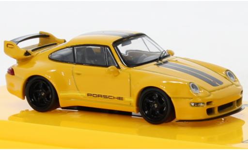 Diecast model cars Porsche 993 1/64 Tarmac Works 911  Gunther Works yellow Porsche 993 1/64 Tarmac Works 911  Gunther Works yellow diecast model cars