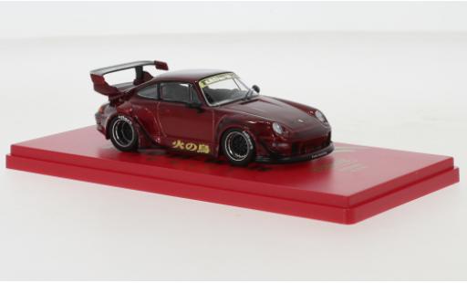 Diecast model cars Porsche 993 RWB 1/64 Tarmac Works metallise red/gold Porsche 993 RWB 1/64 Tarmac Works metallise red/gold diecast model cars