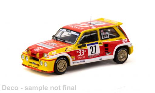 Diecast model cars Renault 5 1/64 Tarmac Works Maxi Turbo No.27 Rallye WM Tour de Corse 198 Renault 5 1/64 Tarmac Works Maxi Turbo No.27 Rallye WM Tour de Corse 198 diecast model cars