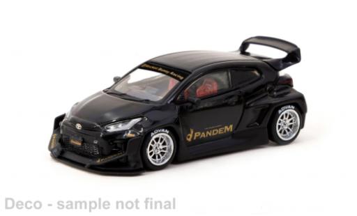 Diecast model cars Toyota Yaris 1/64 Tarmac Works GR Pandem black Toyota Yaris 1/64 Tarmac Works GR Pandem black diecast model cars
