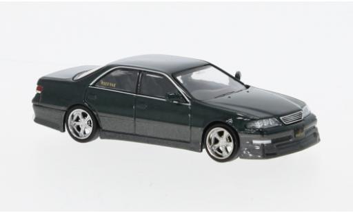 Diecast model cars Toyota Mark 1/64 Tarmac Works II (JZX100) Vertex metallise green foncé Toyota Mark 1/64 Tarmac Works II (JZX100) Vertex metallise green foncé diecast model cars
