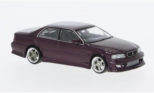 Toyota Chaser 1/64 Tarmac Works (JZX100) Vertex metallise violett 1:64 diecast model cars