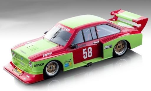 Diecast model cars Ford Escort 1/18 Tecnomodel II RS Turbo No.58 Team Zakspeed DRM Zolder 1980 W.Boller Ford Escort 1/18 Tecnomodel II RS Turbo No.58 Team Zakspeed DRM Zolder 1980 W.Boller diecast model cars