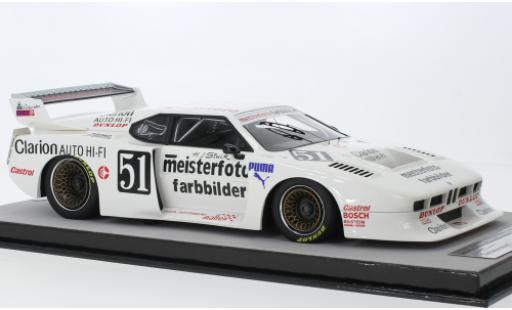 Diecast model cars Bmw M1 1/18 Tecnomodel Turbo No.51 Team Schnitzer Meisterfoto Farbbilder DRM Salzburgring 1981 Bmw M1 1/18 Tecnomodel Turbo No.51 Team Schnitzer Meisterfoto Farbbilder DRM Salzburgring 1981 diecast model cars