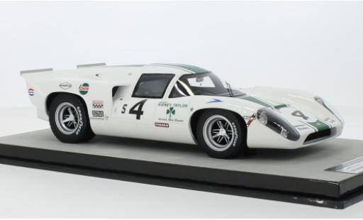 Diecast model cars Lola T70 1/18 Tecnomodel Mk3B GT RHD No.4 Team Sidney Taylor 6h Brands Hatch 1969 Lola T70 1/18 Tecnomodel Mk3B GT RHD No.4 Team Sidney Taylor 6h Brands Hatch 1969 diecast model cars