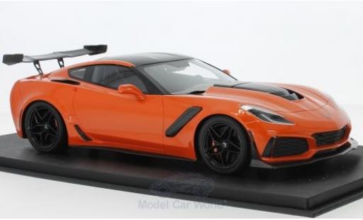 Diecast model cars Chevrolet Corvette C7 1/18 Top Speed C7 ZR-1 metallic orange/carbon Chevrolet Corvette C7 1/18 Top Speed C7 ZR-1 metallic orange/carbon diecast model cars