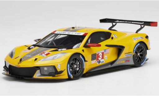 Chevrolet Corvette 1/18 Top Speed C8.R No.3 Racing IMSA 24h Daytona 2021 N.Catsburg/G.Taylor/A.Garcia diecast model cars