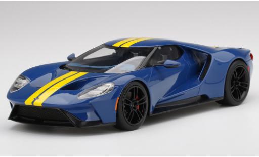 Diecast model cars Ford GT 1/18 Top Speed blue/yellow Ford GT 1/18 Top Speed blue/yellow diecast model cars