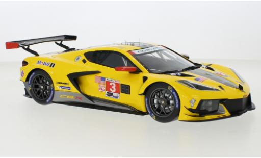 Chevrolet Corvette 1/18 Top Speed C8.R No.3 Racing IMSA 12h Sebring 2022 diecast model cars