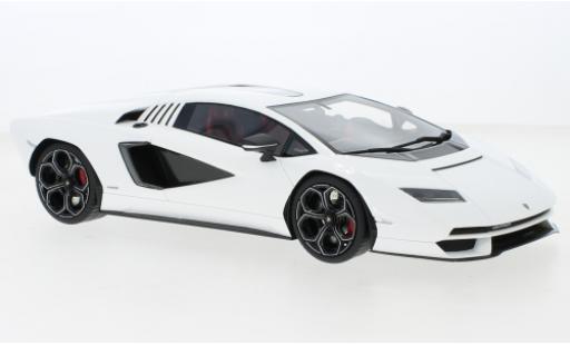 Diecast model cars Lamborghini Countach 1/18 Top Speed LPI 800-4 white 2021 Lamborghini Countach 1/18 Top Speed LPI 800-4 white 2021 diecast model cars