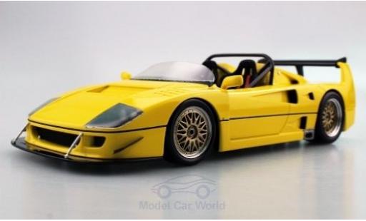 Diecast model cars Ferrari F40 1/18 Topmarques Collectibles LM Beurlys Barchetta yellow Ferrari F40 1/18 Topmarques Collectibles LM Beurlys Barchetta yellow diecast model cars