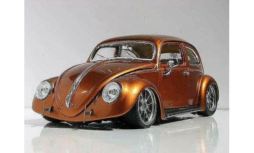 Volkswagen Kafer Base 1/18 Burago coccinelle ovale orange burn diecast model cars