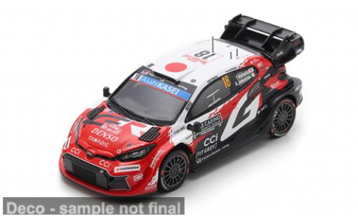 Toyota Yaris 1/43 Spark Rally 1 Rally Monte Carlo 2026 Gazoo Racing WRT #18 T.Katsuta/A.Johnston 1:43