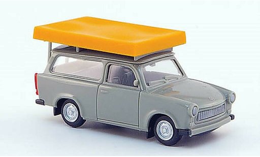 Trabant 601 Universal 1/87 Herpa grey with roofzelt im Fahrzustand diecast model cars