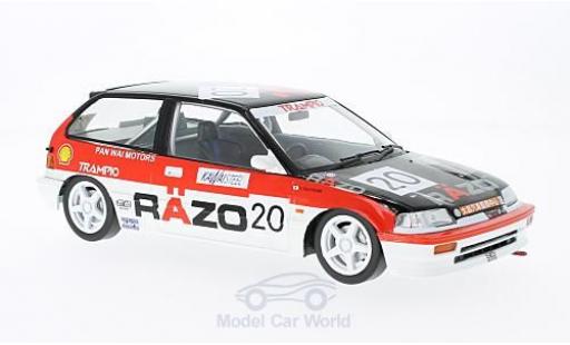 Diecast model cars Honda Civic 1/18 Triple 9 Collection EF3 RHD No.20 Razo Trampio GP Macau 1989 ohne Vitrine Honda Civic 1/18 Triple 9 Collection EF3 RHD No.20 Razo Trampio GP Macau 1989 ohne Vitrine diecast model cars