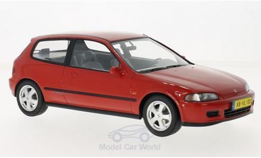 Diecast model cars Honda Civic 1/18 Triple 9 Collection VTi Hatchback red 1992 ohne Vitrine Honda Civic 1/18 Triple 9 Collection VTi Hatchback red 1992 ohne Vitrine diecast model cars