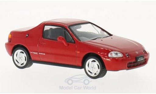 Diecast model cars Honda CR-X 1/43 Triple 9 Collection Delsol red RHD 1992 Honda CR-X 1/43 Triple 9 Collection Delsol red RHD 1992 diecast model cars