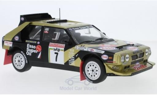 Diecast model cars Lancia Delta S4 1/18 Triple 9 Collection S4 No.7 Esso Rallye WM Rallye Sanremo 1986 F.Tabaton/L.Tedeschini Lancia Delta S4 1/18 Triple 9 Collection S4 No.7 Esso Rallye WM Rallye Sanremo 1986 F.Tabaton/L.Tedeschini diecast model cars