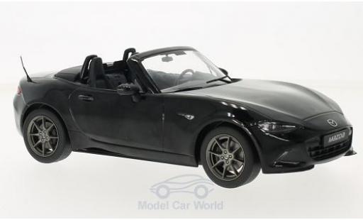 Diecast model cars Mazda MX5 1/18 Triple 9 Collection black 2015 mit abnehmbarem Softtop ohne Vitrine Mazda MX5 1/18 Triple 9 Collection black 2015 mit abnehmbarem Softtop ohne Vitrine diecast model cars