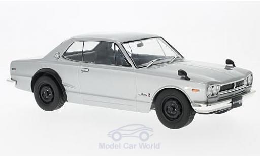 Diecast model cars Nissan Skyline 1/18 Triple 9 Collection GT-R KPGC10 grey RHD Nissan Skyline 1/18 Triple 9 Collection GT-R KPGC10 grey RHD diecast model cars