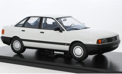 Audi 80 1/18 Triple 9 Collection (B3) white 1989 diecast model cars