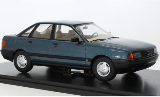 Diecast model cars Audi 80 1/18 Triple 9 Collection (B3) metallise turquoise 1989 Audi 80 1/18 Triple 9 Collection (B3) metallise turquoise 1989 diecast model cars