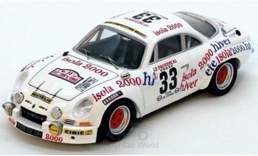 Diecast model cars Alpine A110 1/43 Trofeu Renault 1800 No.33 Rallye WM Tour de Corse 1975 G.Fantino/Dor Alpine A110 1/43 Trofeu Renault 1800 No.33 Rallye WM Tour de Corse 1975 G.Fantino/Dor diecast model cars