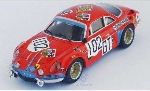 Diecast model cars Alpine A110 1/43 Trofeu Renault No.102 Deutsche Renault Automobile 1000 Km Nürburgring 1971 K.Lübbering/H.Klauke Alpine A110 1/43 Trofeu Renault No.102 Deutsche Renault Automobile 1000 Km Nürburgring 1971 K.Lübbering/H.Klauke diecast model cars