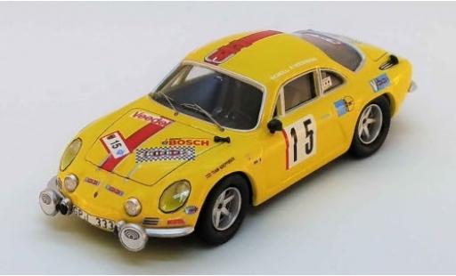 Diecast model cars Alpine A110 1/43 Trofeu Renault No.15 Olympia Rallye 1972 H.Schuller/H.Weidmann Alpine A110 1/43 Trofeu Renault No.15 Olympia Rallye 1972 H.Schuller/H.Weidmann diecast model cars