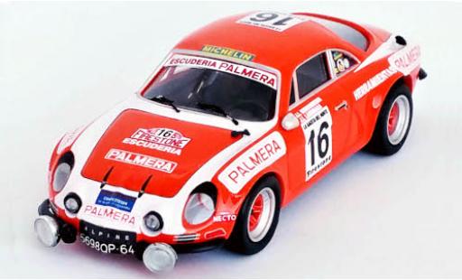 Diecast model cars Alpine A110 1/43 Trofeu Renault No.16 Escuderia Palmera Rally Firestone 1976 I.Sunsundegui/J.Larrinaga Alpine A110 1/43 Trofeu Renault No.16 Escuderia Palmera Rally Firestone 1976 I.Sunsundegui/J.Larrinaga diecast model cars