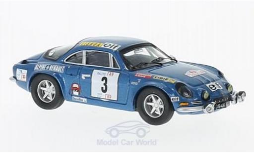 Diecast model cars Alpine A110 1/43 Trofeu Renault No.3 Rallye Portugal 1973 B.Darniche/A.Mahe Alpine A110 1/43 Trofeu Renault No.3 Rallye Portugal 1973 B.Darniche/A.Mahe diecast model cars