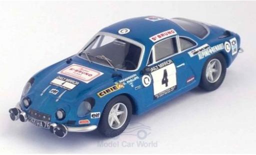 Diecast model cars Alpine A110 1/43 Trofeu Renault No.4 RAC Rallye 1971 O.Andersson/G.Phillips Alpine A110 1/43 Trofeu Renault No.4 RAC Rallye 1971 O.Andersson/G.Phillips diecast model cars