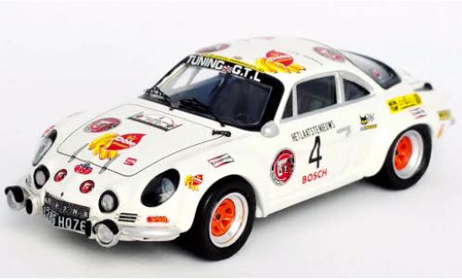Diecast model cars Alpine A110 1/43 Trofeu Renault No.4 Tuning G.T.L. Rallye Ypres 1974 Pedro/E.Symens Alpine A110 1/43 Trofeu Renault No.4 Tuning G.T.L. Rallye Ypres 1974 Pedro/E.Symens diecast model cars