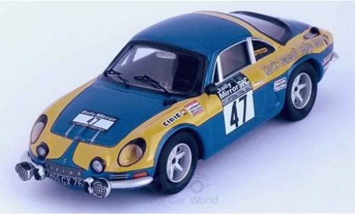 Diecast model cars Alpine A110 1/43 Trofeu Renault No.47 Clarks Renault Rally Team Rallye WM RAC Rallye 1973 P.Moss/E.Crellin Alpine A110 1/43 Trofeu Renault No.47 Clarks Renault Rally Team Rallye WM RAC Rallye 1973 P.Moss/E.Crellin diecast model cars