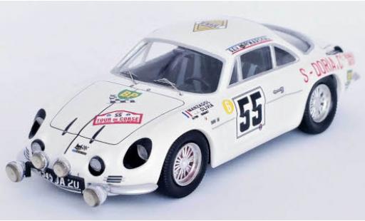 Diecast model cars Alpine A110 1/43 Trofeu Renault No.55 Tour de Corse 1969 J.-P.Manzagol/J.-P.Oliva Alpine A110 1/43 Trofeu Renault No.55 Tour de Corse 1969 J.-P.Manzagol/J.-P.Oliva diecast model cars