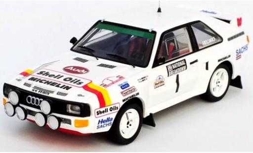 Audi Sport Quattro 1/43 Trofeu Sport quattro No.1 S Oils National Breakdown Rally 1986 H.Mikkola/A.Hertz diecast model cars