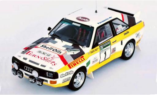 Audi Sport Quattro 1/43 Trofeu Sport quattro No.1 S Oils Scottish Rally 1985 M.Mouton/F.Pons diecast model cars