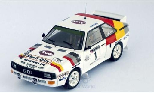 Audi Sport Quattro 1/43 Trofeu Sport quattro No.1 Welsh Rally 1986 H.Mikkola/A.Hertz diecast model cars