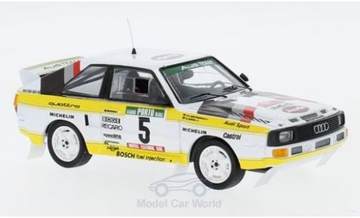 Diecast model cars Audi Sport Quattro 1/43 Trofeu Sport quattro No.5 HB Rallye WM Rallye Portugal 1985 mit Decals W.Röhrl/C.Geistdörfer Audi Sport Quattro 1/43 Trofeu Sport quattro No.5 HB Rallye WM Rallye Portugal 1985 mit Decals W.Röhrl/C.Geistdörfer diecast model cars